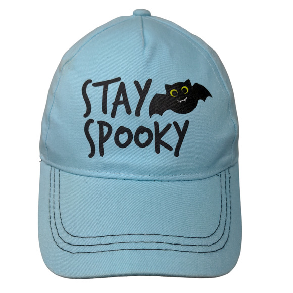 Gertex Girl's Strapback Hat Blue Size 4-6X Halloween Stay Spooky Graphic - Picture 1 of 7
